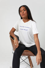 Load image into Gallery viewer, Matching Couple Made from Milk Black and White Tee