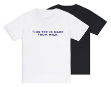 Load image into Gallery viewer, Matching Couple Made from Milk Black and White Tee