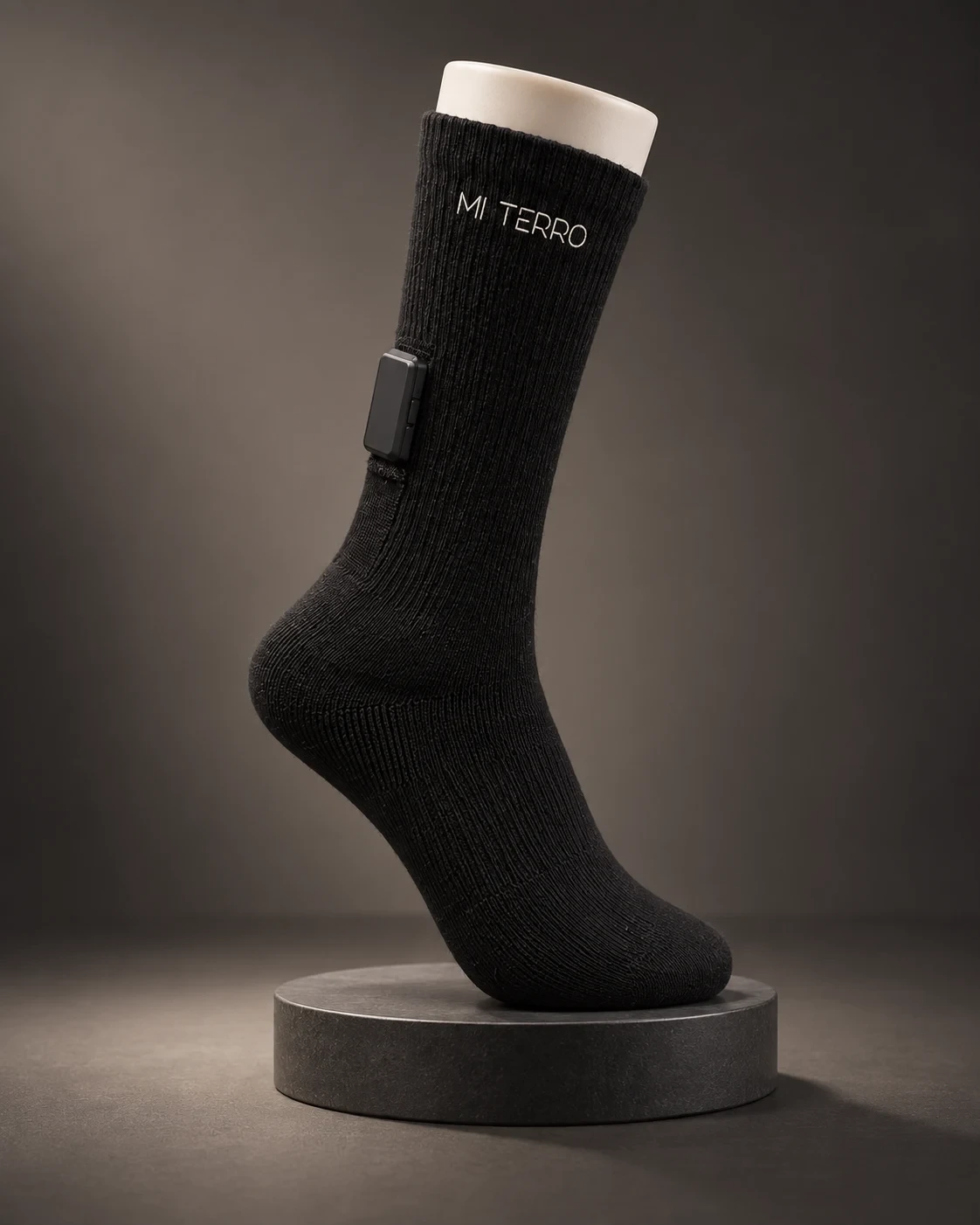 Mi Terro Smart Sock with branded cuff and removable ankle module